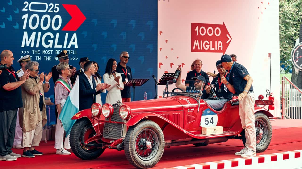 La vincitrice della 1000 Miglia 2025