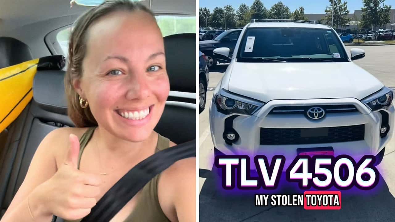 Texas woman’s white Toyota 4Runner gets stolen. Then she goes looking for it