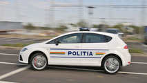SEAT Leon Cupra Police Car Testing in Romania