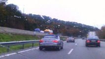 Audi A5 Cabriolet on AP7 highway in Barcelona