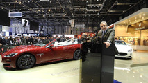 Maserati GranCabrio Sport live in Geneva, CEO Harald Weste - 01.03.2011