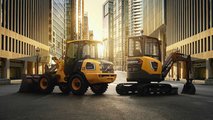 Volvo L25 Electric Compact Wheel Loader and Volvo ECR25 Compact Excavator