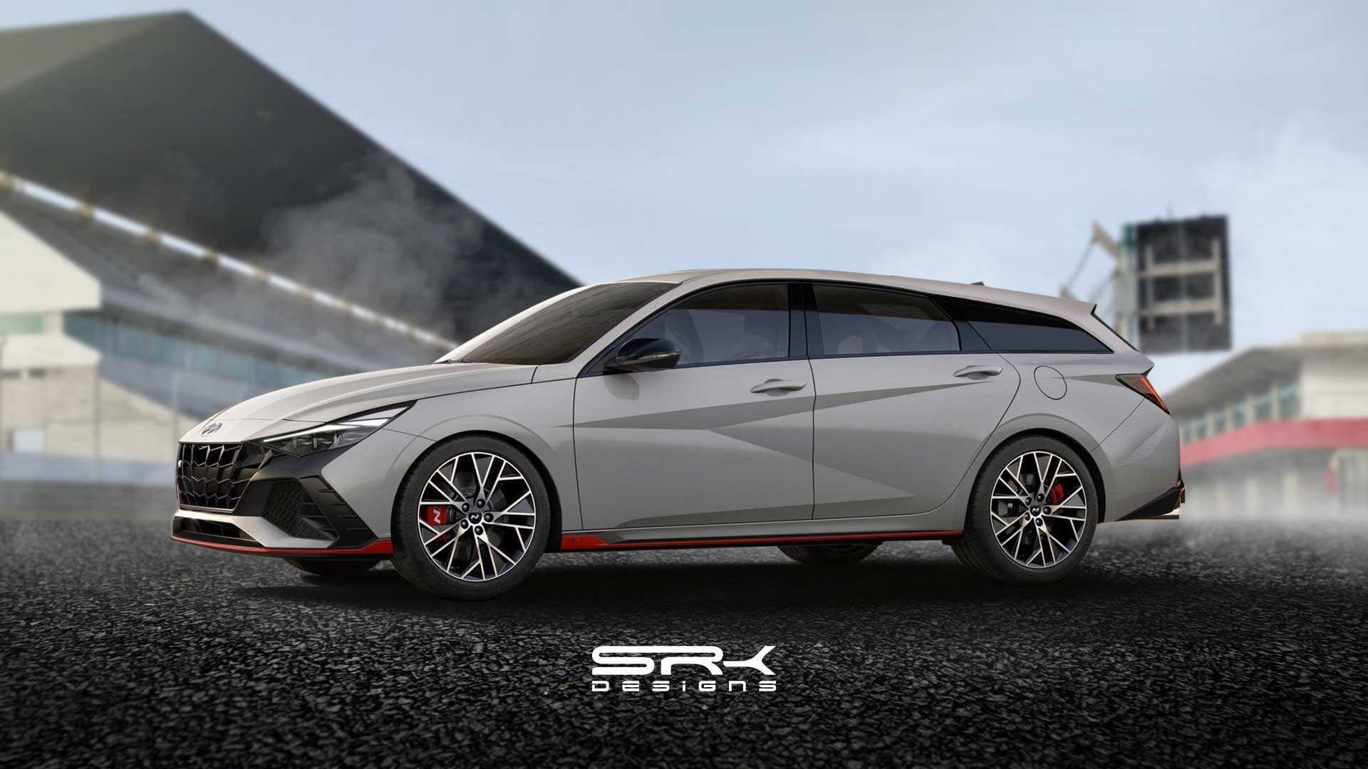 Hyundai Elantra N Gets Wagon Makeover In Unofficial Rendering