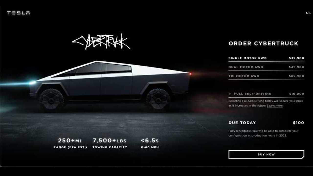 Tesla Cybertruck Page Updated With Removal Of Specs And Price Tesla Cybertruck Page Updated With Removal Of Specs And Price