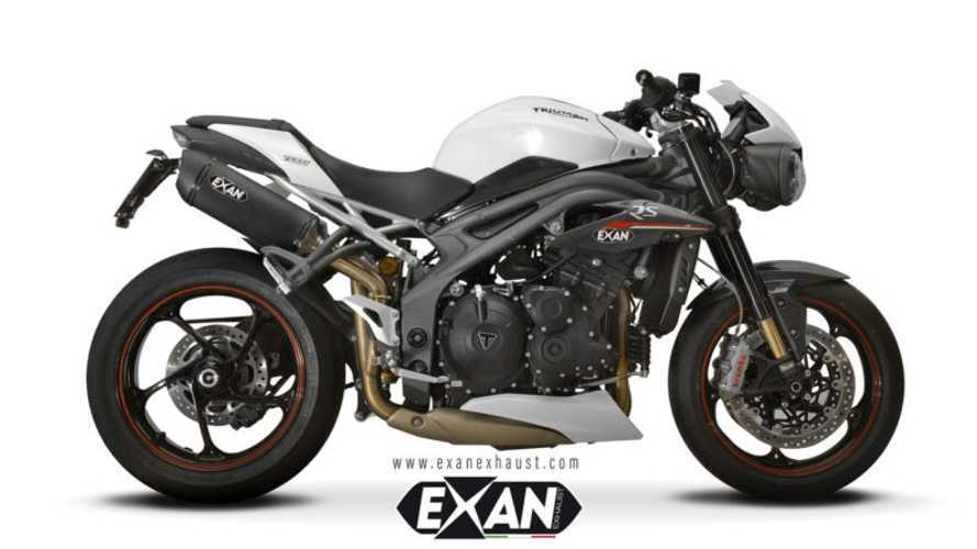 Triple Treat: Exan Made Three Pipes For The Triumph Speed Triple