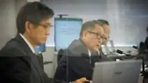 Akio Toyoda presiding over the JAMA September 9 press conference 1