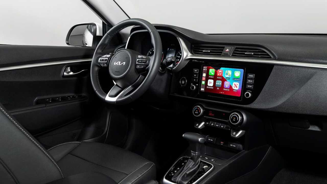 Обновленный Kia Rio для России, интерьер