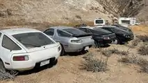 Porsche 928 abandoned