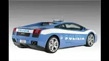 Polizei fährt Lambo