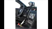 Feuriger Dragstrip-Racer
