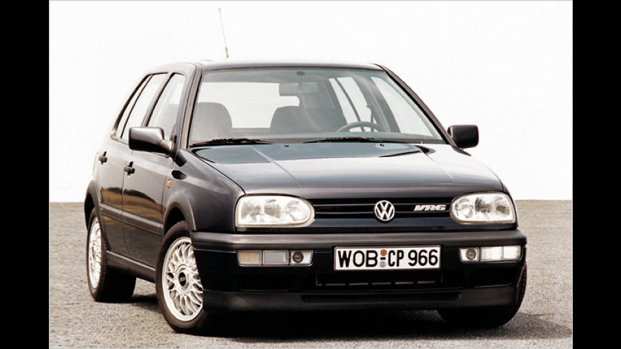 VW Golf VR6: Ein fettes VR6-Logo am Grill zeigte, was im Motorraum steckte