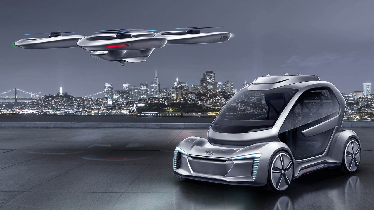 Audi, Italdesign und Airbus zeigen Pop.Up Next