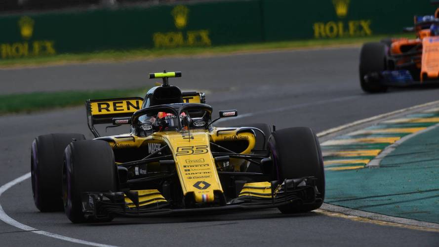 Carlos Sainz y Nico Hulkenberg, en el GP de Australia 2018 de F1