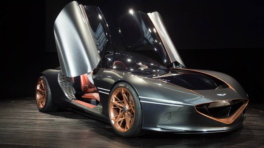 Genesis Essentia concept at the 2018 New York Auto Show