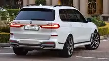 2022 BMW X7 facelift rendering (rear)