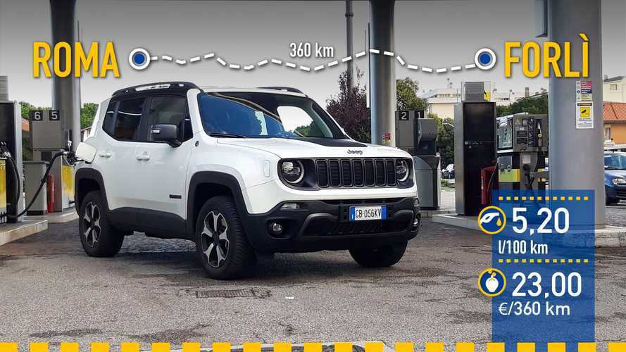 Jeep Renegade 4xe 2020: prueba de consumo real