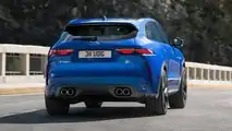 2021 Jaguar F-Pace SVR hinten