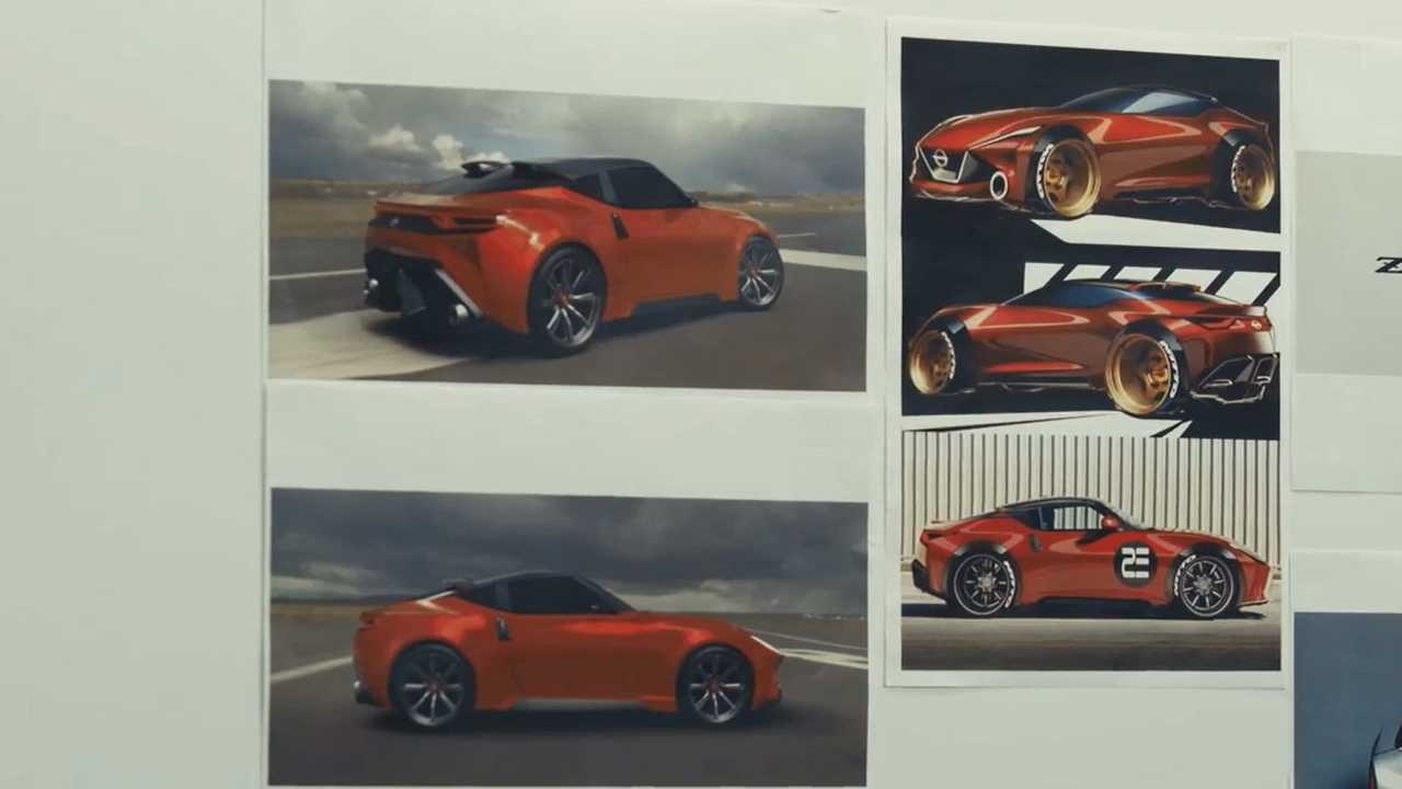 Nissan Z Proto concept design sketch