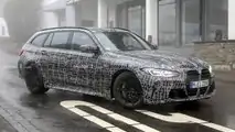 BMW M3 Touring Spy Foto Lato Anteriore