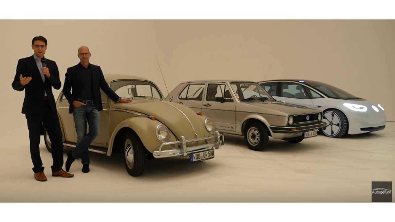 VW Beetle vs Golf I vs Volkswagen I.D. Evolution of Design interview & review - Autogefühl