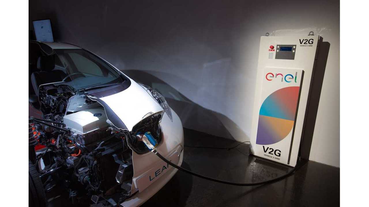 Nissan And Ener Team Up For Largest UK Trail Of V2G