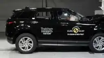 Test de collision du Range Rover Evoque