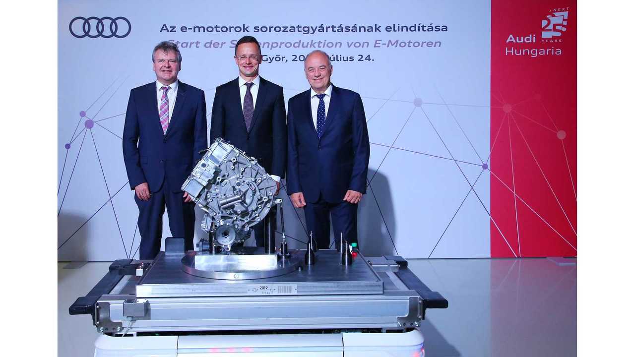 New era: Audi Hungaria starts series production of electric motors
