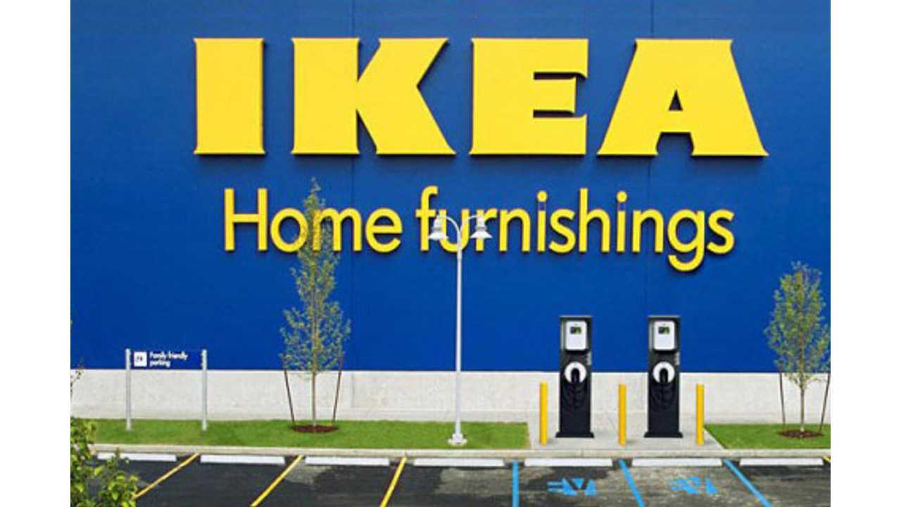 IKEA Going All Electric With Fleet Vehicles, Installing Chargers At