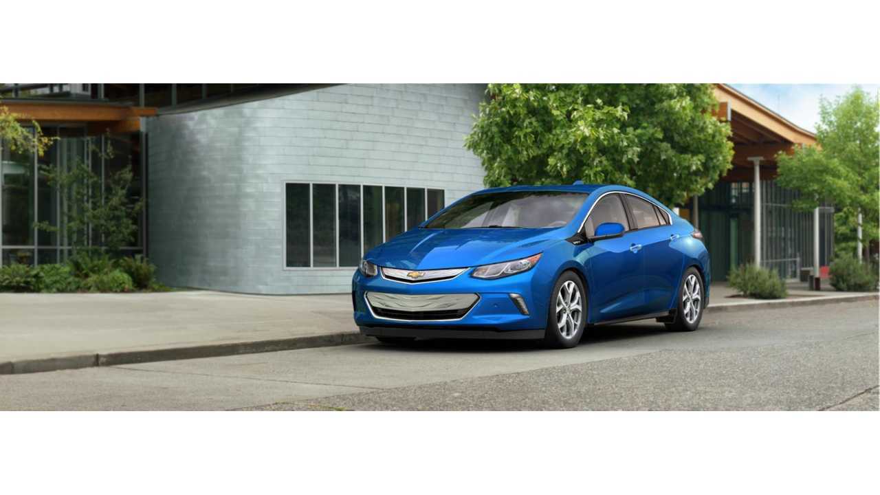 Subtle Clues Appear For The 2016 Chevrolet Volt In LTZ Trim (Kinetic Blue Metallic paint shown)