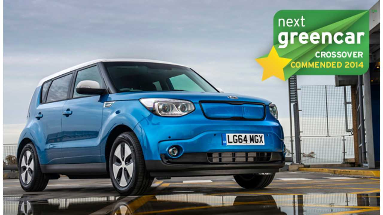 Next Green Car Crossover Commended - Kia Soul EV