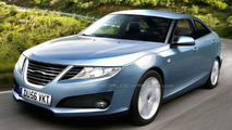 Next Generation Saab 9-3 computer rendering