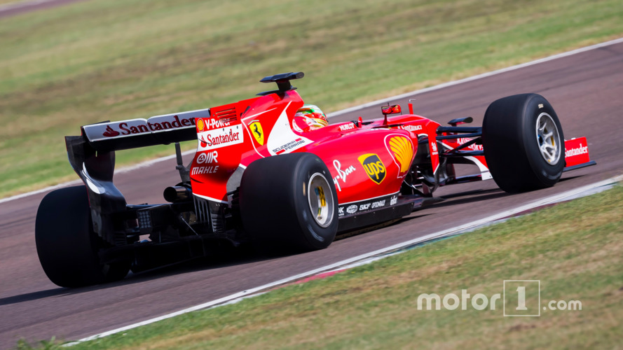 Esteban Gutierrez, Ferrari tests the 2017 spec Pirelli