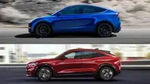 Ford Mustang Mach-E And Tesla Model Y Lead