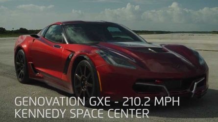 Watch Genovation GXE Electric Corvette Set New World Speed Record