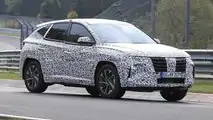 Hyundai Tucson (2020) auf dem Nürburgring erwischt