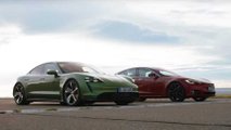 Porsche vs Tesla, la prova 