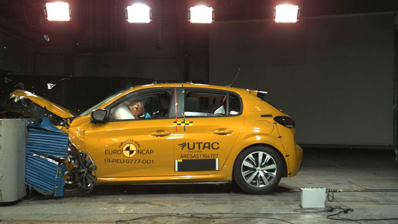 Crash-test Euro NCAP Peugeot 208