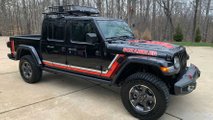 Jeep Gladiator with Scrambler stickers