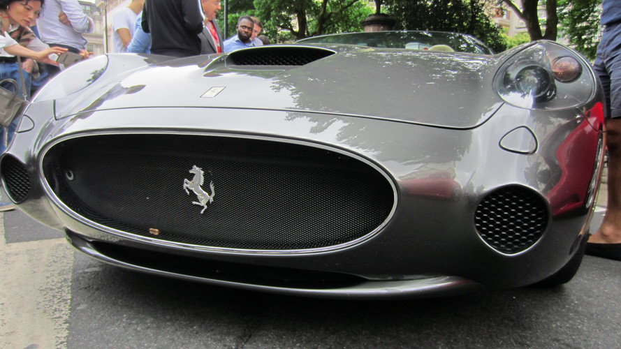 Seventy Ferraris Parked in Central London