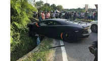 Aventador crash Malaisie