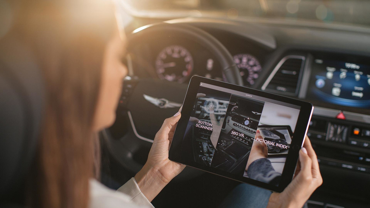 Genesis Augmented Reality App Teaches You How To Use Your Car