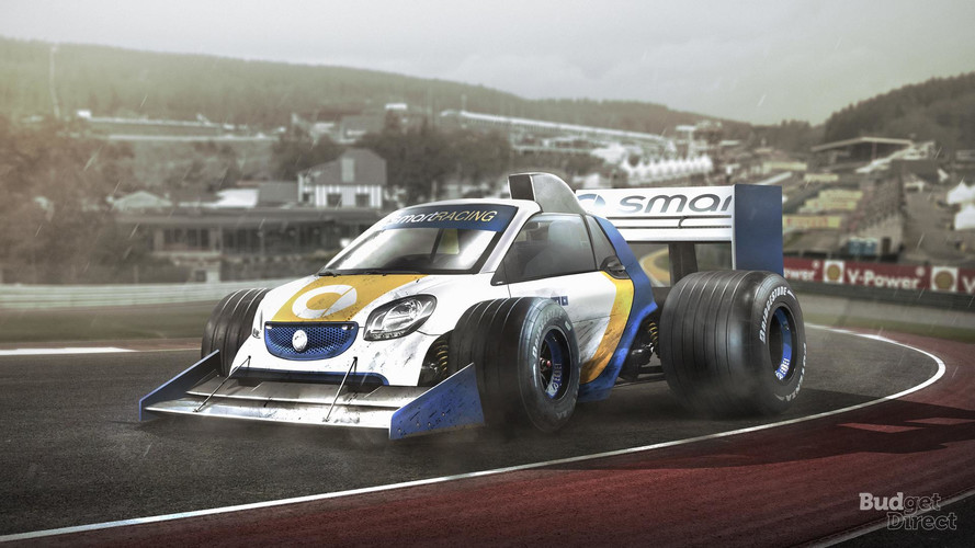 Coches de calle transformados en F1 (renders)