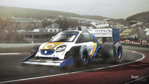 F1 yol otomobilleri render
