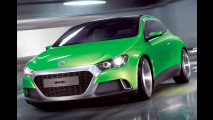 VW Scirocco erwischt