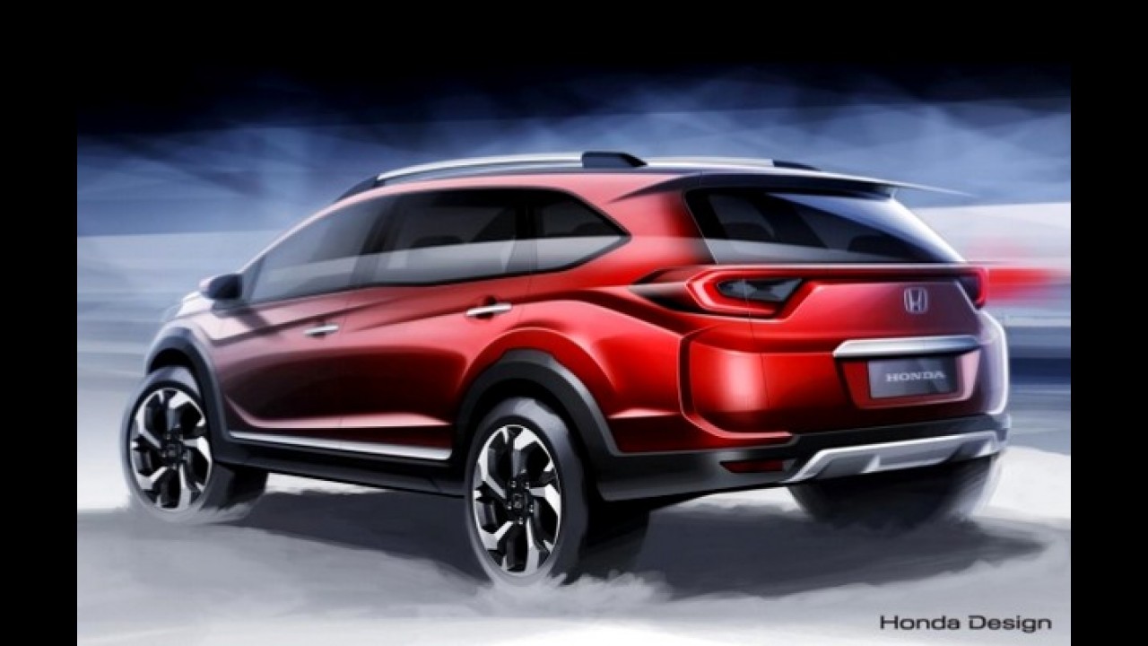 Flagra: SUV de 7 lugares, Honda BR-V aparece sem disfarces antes da estreia