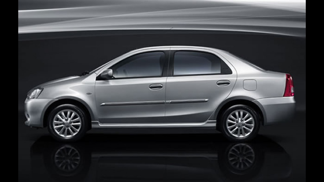 Toyota lança o Novo Etios Sedan com preço equivalente a R$ R$ 18.500 na Índia