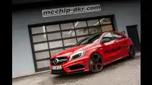 Mercedes A45 AMG, col tuning estremo sale a quota 450 CV