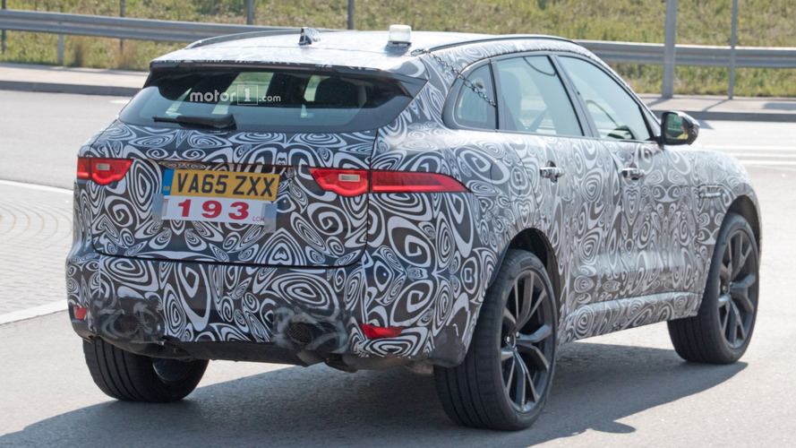 Jaguar F-Pace SVR Spy Shots