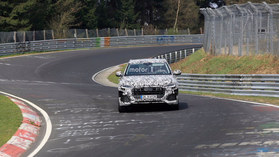 Audi Q8 spied at the Nurburgring