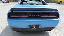Crashed Dodge Challenger SRT Hellcat